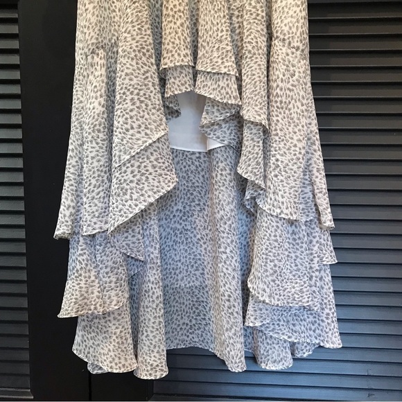 1.State "Serene" Animal Print Long Sleeve High/Low Dress, Size Small - Picture 13 of 16